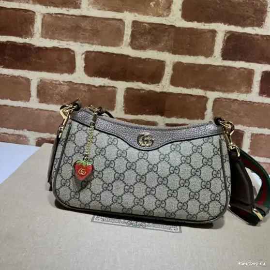 First bag ru shoulder Gucci Ophidia bag-25*15.5*6cm small 0629